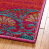 Oceanview Gardens Collection Area Rug - Marina Rectangle Rust Red  lifestyle 13
