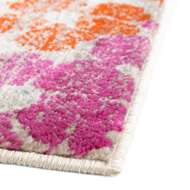 Oceanview Gardens Collection Area Rug -  Lagoon Octagon Multi  lifestyle 47