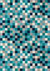 Oceanview Gardens Collection Area Rug -  Harbor Rectangle Teal Main