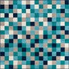 Oceanview Gardens Collection Area Rug -  Harbor Square Teal  lifestyle 10