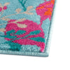 Oceanview Gardens Collection Area Rug -  Tidepool Rectangle Aqua  lifestyle 14