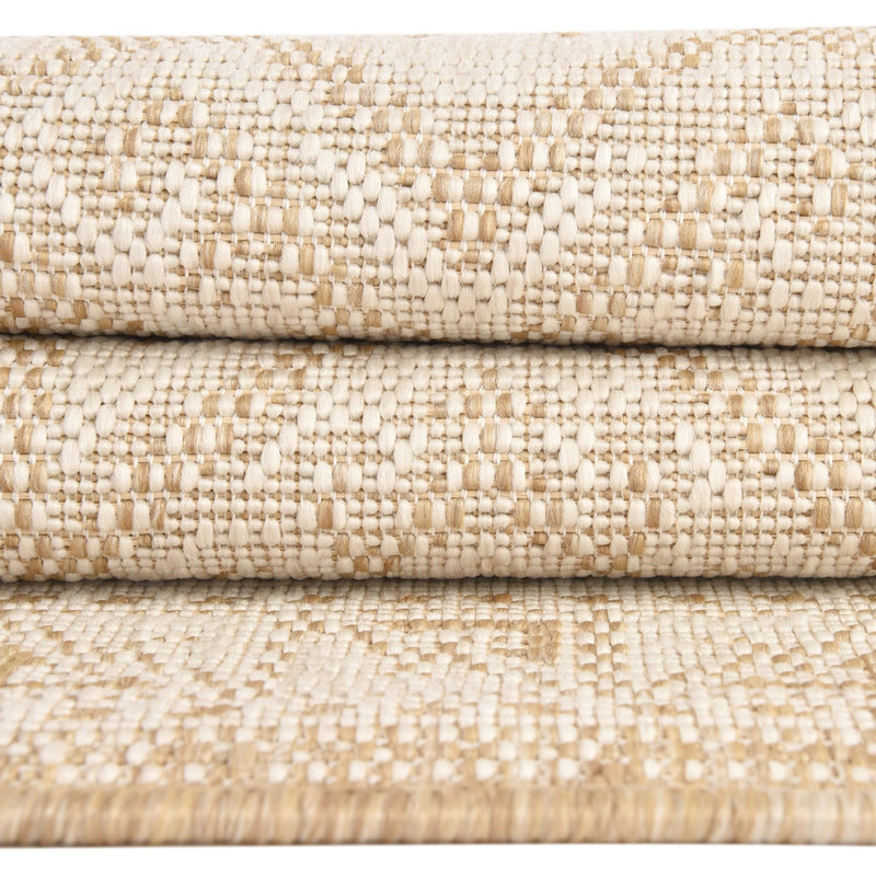 Tribal Terrace Treasures Collection Area Rug - Mayan Marina (Natural) Rectangle Natural  lifestyle 36