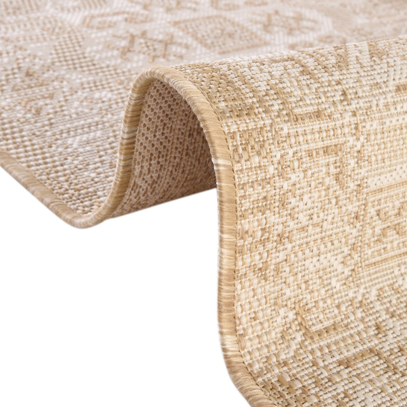 Tribal Terrace Treasures Collection Area Rug - Mayan Marina (Natural) Rectangle Natural  lifestyle 38