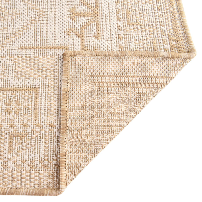 Tribal Terrace Treasures Collection Area Rug - Mayan Marina (Natural) Rectangle Natural  lifestyle 42