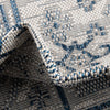 Tribal Terrace Treasures Collection Area Rug - Mayan Marina (Blue) Octagon Blue  lifestyle 6