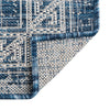 Tribal Terrace Treasures Collection Area Rug - Mayan Marina (Blue) Octagon Blue  lifestyle 7