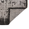 Tribal Terrace Treasures Collection Area Rug - Mayan Marina (Charcoal Gray) Rectangle Charcoal Gray  lifestyle 50