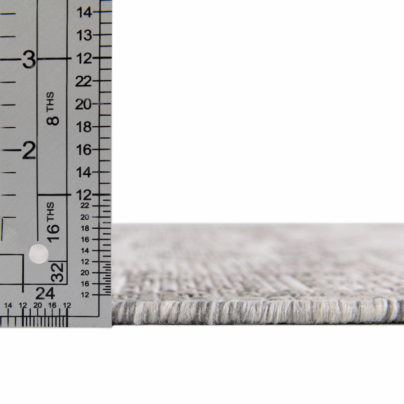 Tribal Terrace Treasures Collection Area Rug - Mayan Marina (Light Gray) Rectangle Light Gray  lifestyle 43