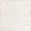 Tribal Terrace Treasures Collection Area Rug - Mayan Marina (Light Gray) Square Light Gray Main