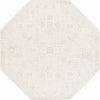 Tribal Terrace Treasures Collection Area Rug - Mayan Marina (Light Gray) Octagon Light Gray Main