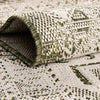 Tribal Terrace Treasures Collection Area Rug - Mayan Marina (Green) Oval Green  lifestyle 4