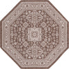 Tribal Terrace Treasures Collection Area Rug -  Incan Isle (Brown) Octagon Brown  lifestyle 10