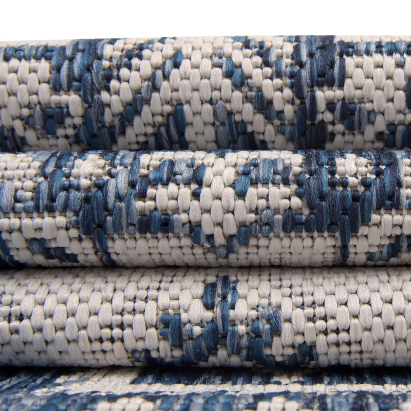 Tribal Terrace Treasures Collection Area Rug -  Incan Isle (Blue) Rectangle Blue  lifestyle 36