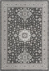 Tribal Terrace Treasures Collection Area Rug -  Incan Isle (Charcoal Gray) Rectangle Charcoal Gray Main