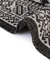 Tribal Terrace Treasures Collection Area Rug -  Incan Isle (Charcoal Gray) Rectangle Charcoal Gray  lifestyle 42