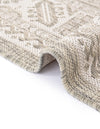 Tribal Terrace Treasures Collection Area Rug -  Incan Isle (Light Gray) Rectangle Light Gray  lifestyle 40