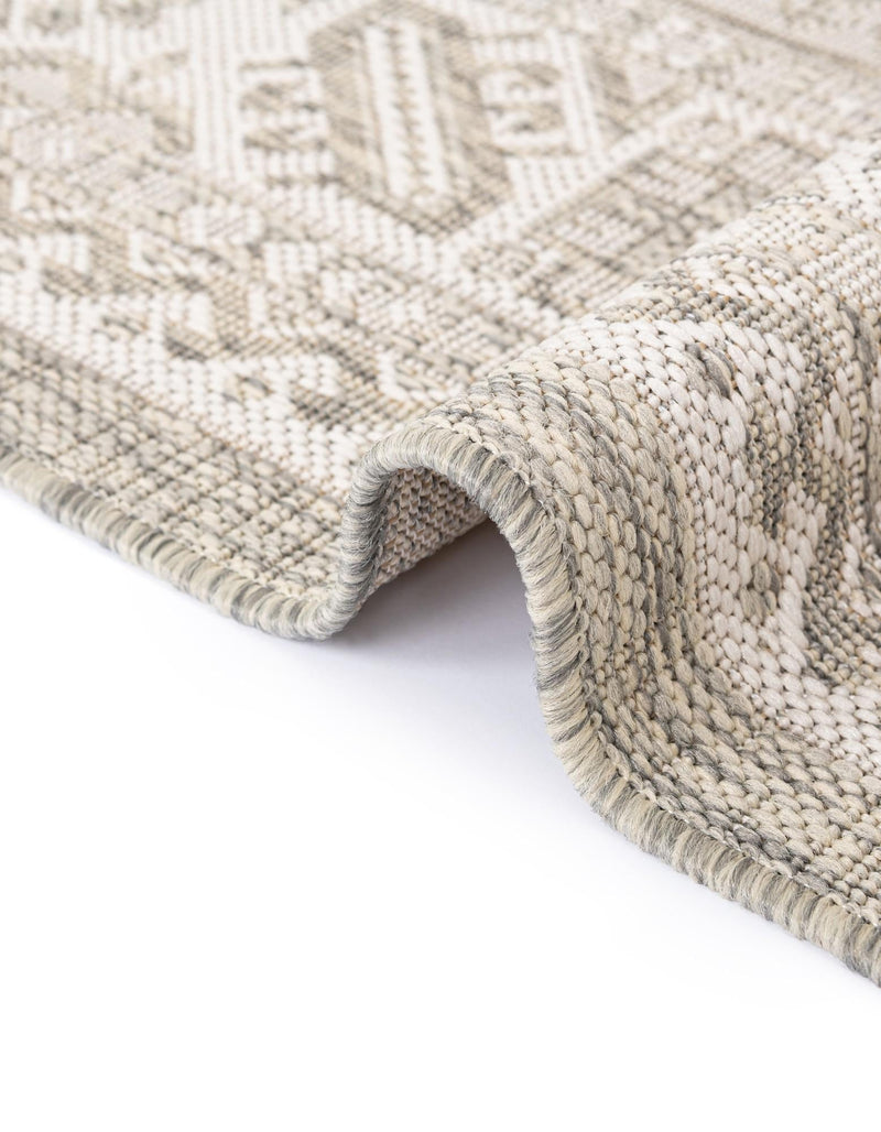 Tribal Terrace Treasures Collection Area Rug -  Incan Isle (Light Gray) Rectangle Light Gray  lifestyle 40