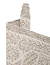Tribal Terrace Treasures Collection Area Rug -  Incan Isle (Light Gray) Rectangle Light Gray  lifestyle 41