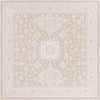 Tribal Terrace Treasures Collection Area Rug -  Incan Isle (Light Gray) Square Light Gray Main