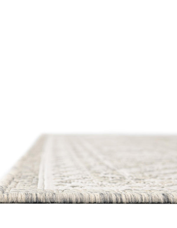 Tribal Terrace Treasures Collection Area Rug -  Incan Isle (Light Gray) Square Light Gray  lifestyle 5