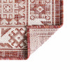 Tribal Terrace Treasures Collection Area Rug -  Incan Isle (Rust Red) Rectangle Rust Red  lifestyle 49