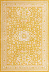Tribal Terrace Treasures Collection Area Rug -  Incan Isle (Yellow) Rectangle Yellow Main
