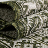 Tribal Terrace Treasures Collection Area Rug -  Incan Isle (Green) Rectangle Green  lifestyle 17
