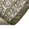 Tribal Terrace Treasures Collection Area Rug -  Incan Isle (Green) Round Green  lifestyle 11