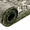 Tribal Terrace Treasures Collection Area Rug -  Incan Isle (Green) Oval Green  lifestyle 10