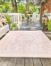 Tribal Terrace Treasures Collection Area Rug -  Incan Isle (Pink) Rectangle Pink  lifestyle 3