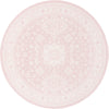 Tribal Terrace Treasures Collection Area Rug -  Incan Isle (Pink) Round Pink Main