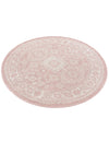Tribal Terrace Treasures Collection Area Rug -  Incan Isle (Pink) Round Pink  lifestyle 20