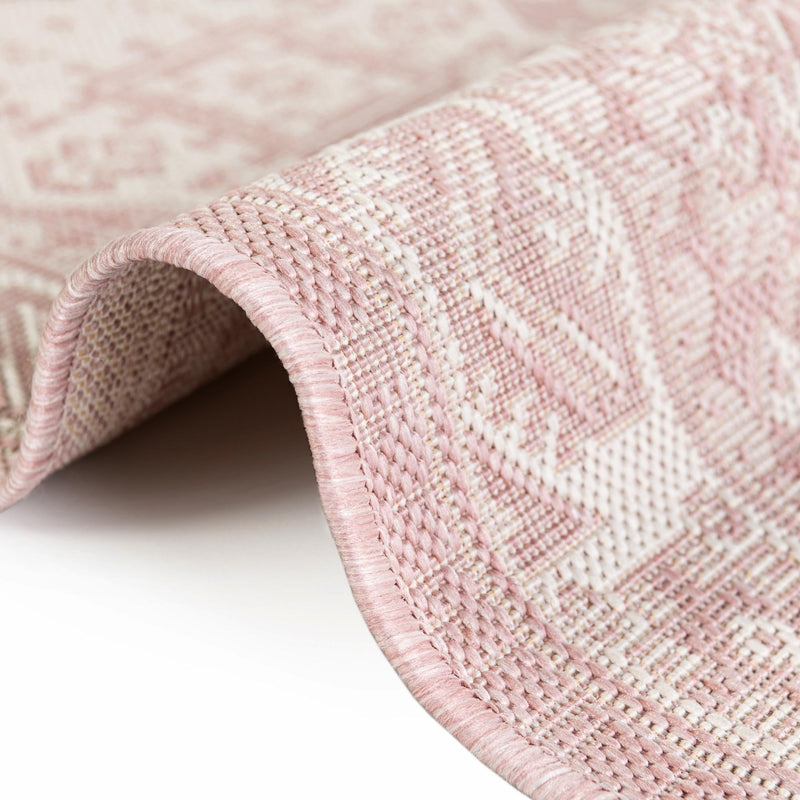 Tribal Terrace Treasures Collection Area Rug -  Incan Isle (Pink) Rectangle Pink  lifestyle 43