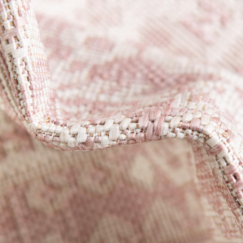Tribal Terrace Treasures Collection Area Rug -  Incan Isle (Pink) Rectangle Pink  lifestyle 45