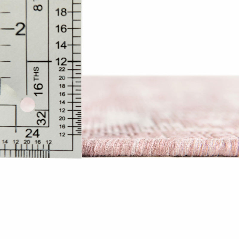 Tribal Terrace Treasures Collection Area Rug -  Incan Isle (Pink) Rectangle Pink  lifestyle 46