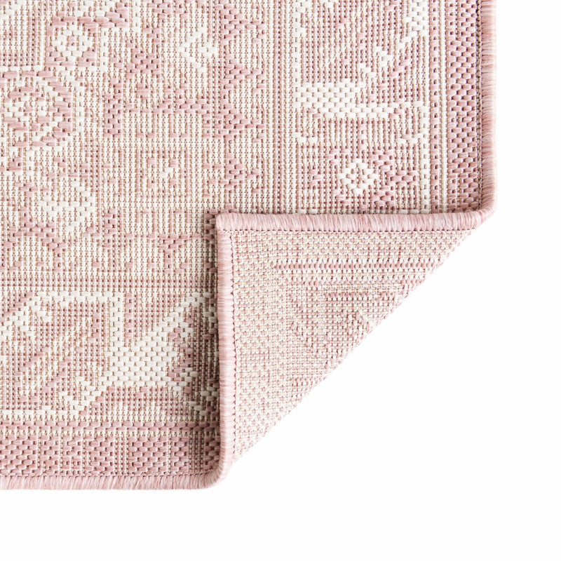 Tribal Terrace Treasures Collection Area Rug -  Incan Isle (Pink) Rectangle Pink  lifestyle 47