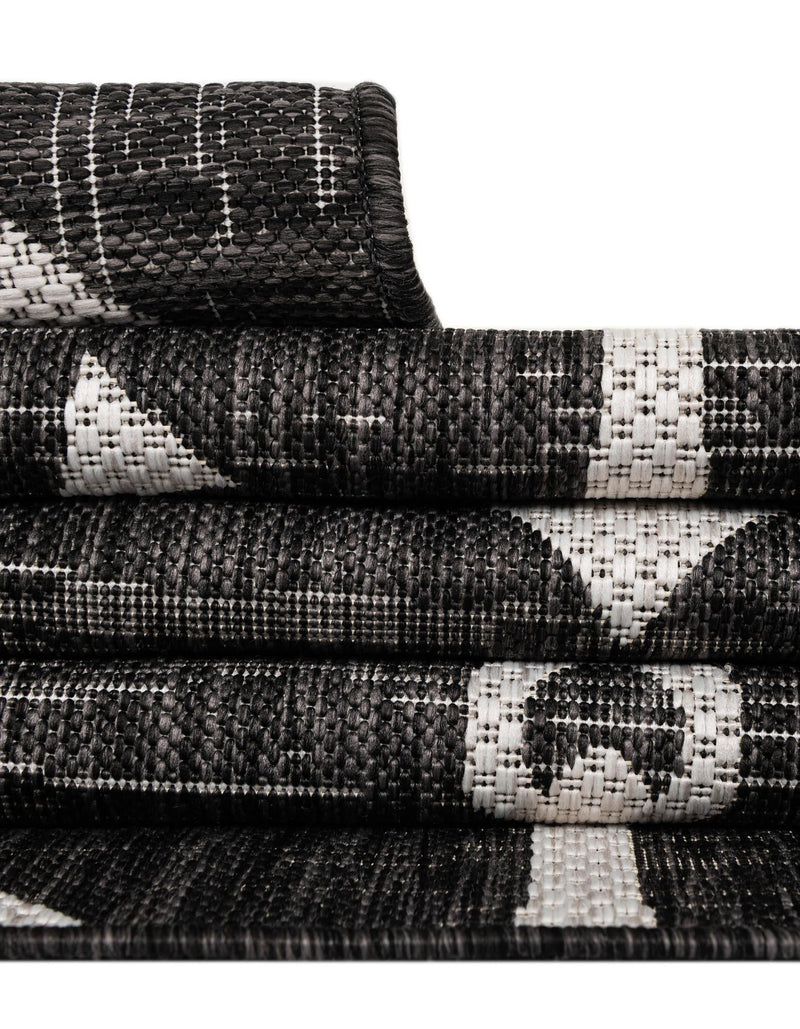 Seaside Haven Rugs Collection Area Rug - Sapphire (Charcoal) Rectangle Charcoal  lifestyle 30