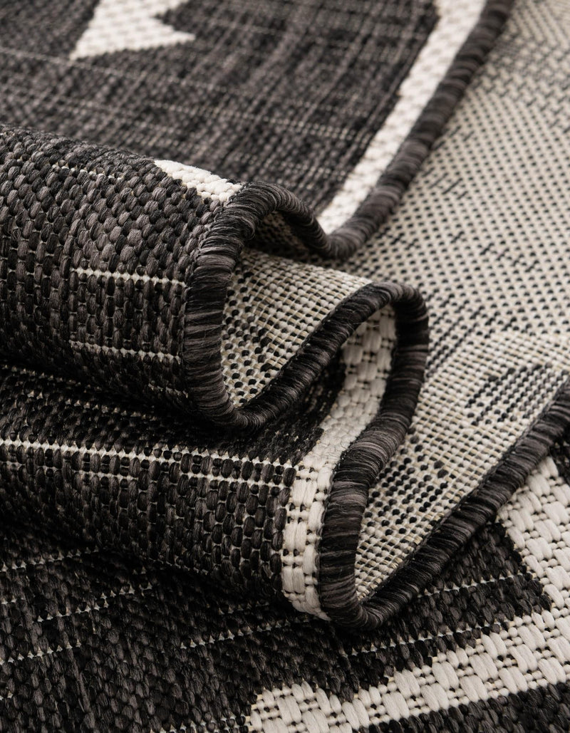 Seaside Haven Rugs Collection Area Rug - Sapphire (Charcoal) Rectangle Charcoal  lifestyle 31