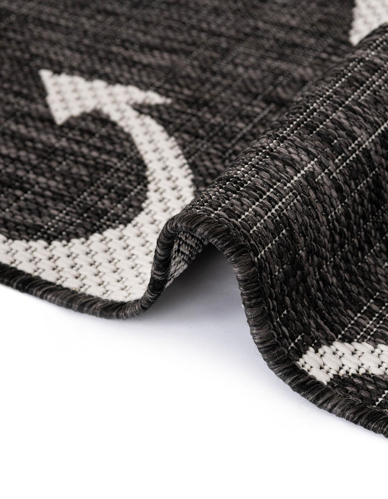 Seaside Haven Rugs Collection Area Rug - Sapphire (Charcoal) Rectangle Charcoal  lifestyle 32