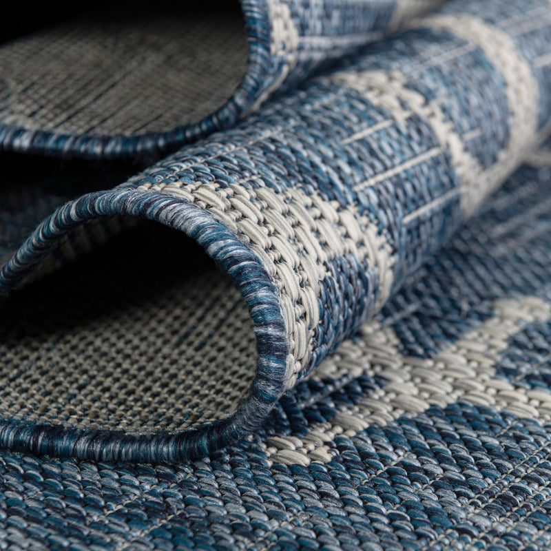 Seaside Haven Rugs Collection Area Rug - Sapphire (Blue) Rectangle Blue  lifestyle 26