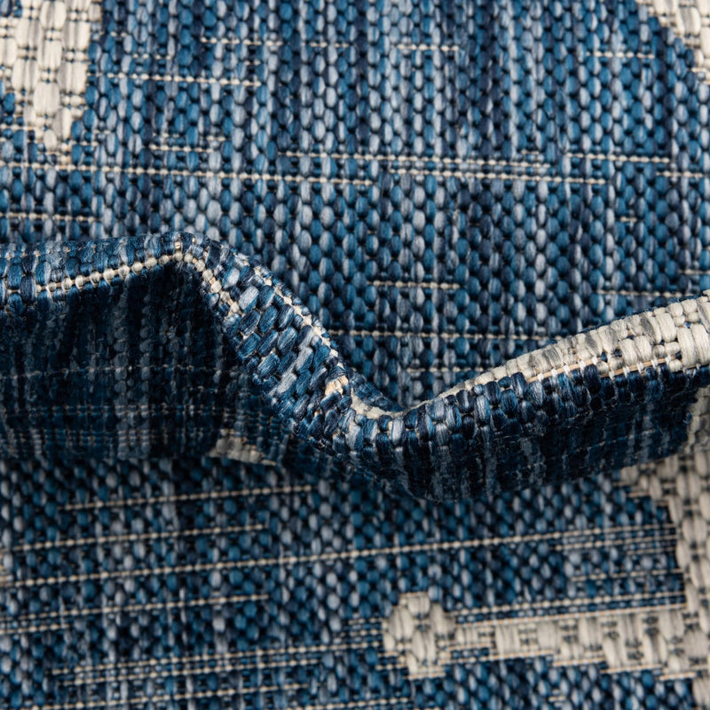 Seaside Haven Rugs Collection Area Rug - Sapphire (Blue) Rectangle Blue  lifestyle 29