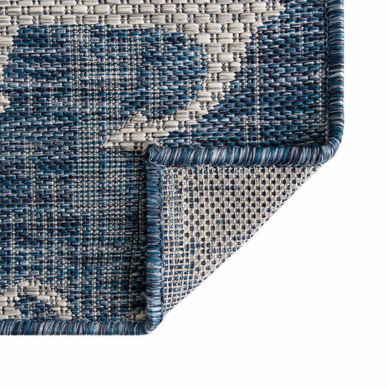 Seaside Haven Rugs Collection Area Rug - Sapphire (Blue) Rectangle Blue  lifestyle 31