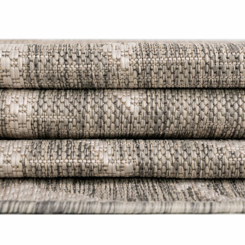 Seaside Haven Rugs Collection Area Rug - Sapphire (Gray) Rectangle Gray  lifestyle 28