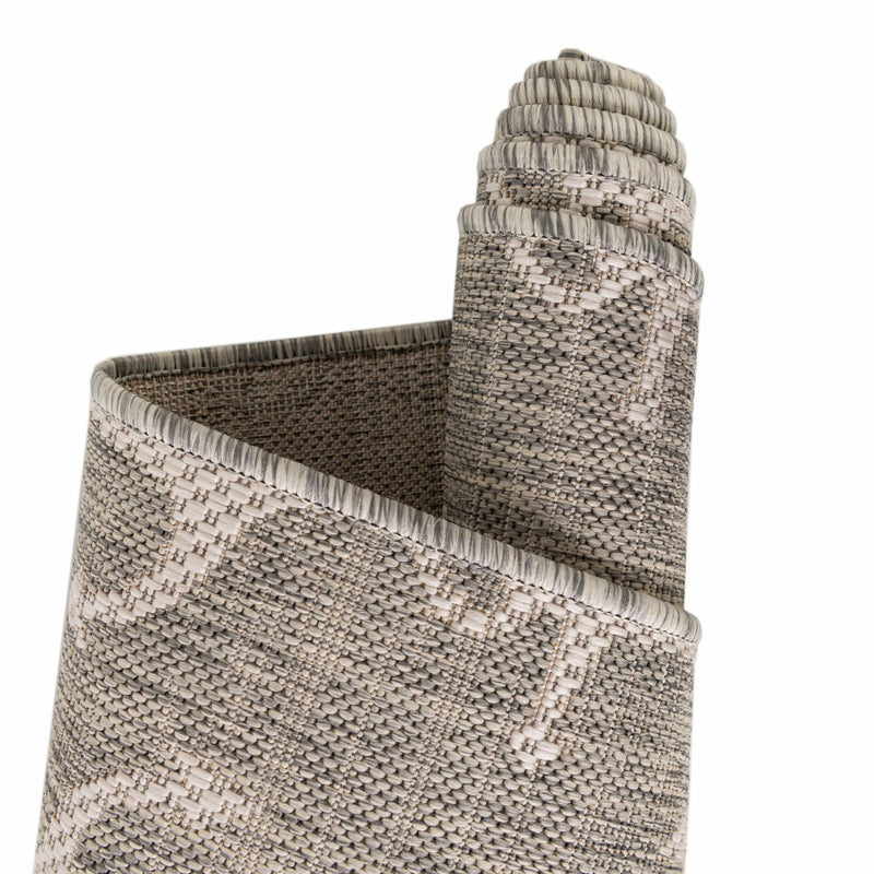 Seaside Haven Rugs Collection Area Rug - Sapphire (Gray) Rectangle Gray  lifestyle 31