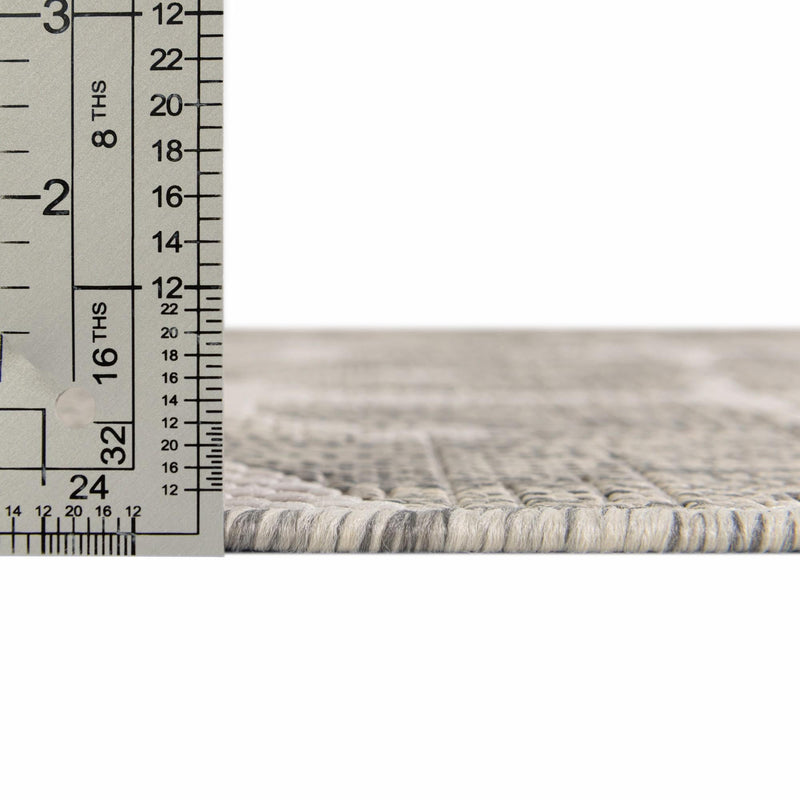 Seaside Haven Rugs Collection Area Rug - Sapphire (Gray) Rectangle Gray  lifestyle 33