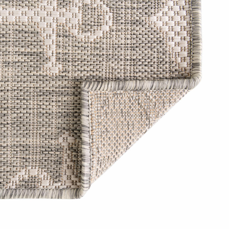 Seaside Haven Rugs Collection Area Rug - Sapphire (Gray) Runner Gray  lifestyle 7