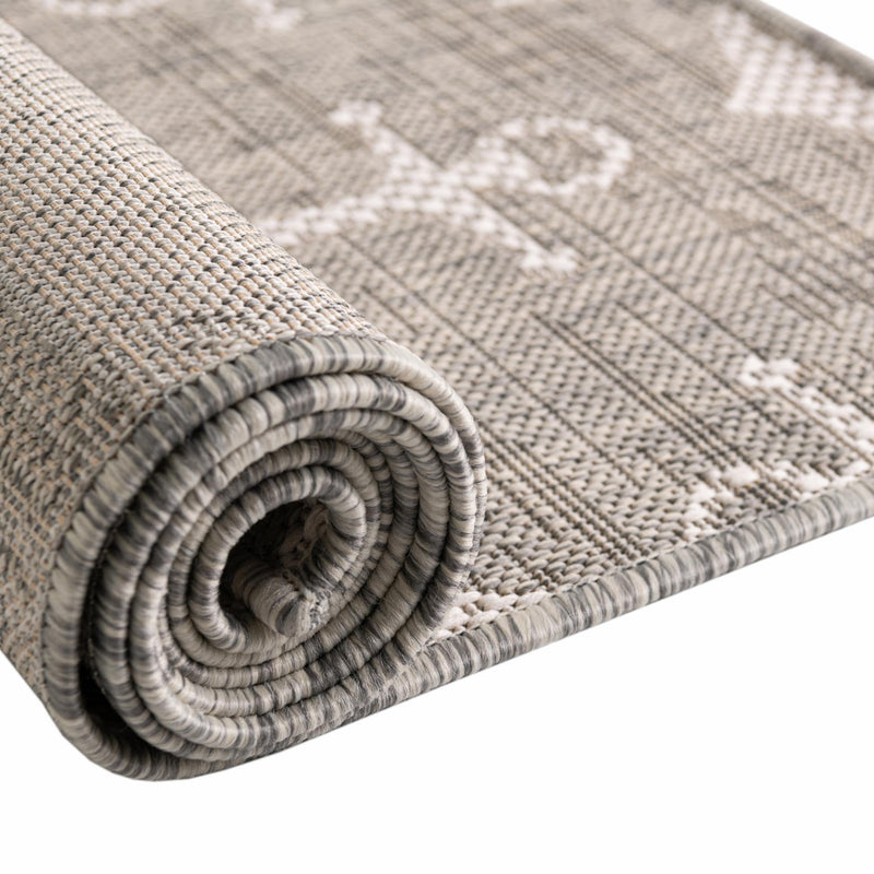 Seaside Haven Rugs Collection Area Rug - Sapphire (Gray) Runner Gray  lifestyle 10