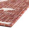 Seaside Haven Rugs Collection Area Rug - Sapphire (Rust Red) Rectangle Rust Red  lifestyle 7