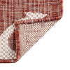 Seaside Haven Rugs Collection Area Rug - Sapphire (Rust Red) Round Rust Red  lifestyle 81