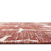 Seaside Haven Rugs Collection Area Rug - Sapphire (Rust Red) Oval Rust Red  lifestyle 3